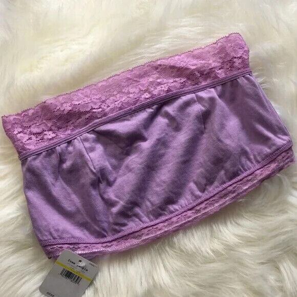 Free People Lace Bandeau - Light Purple - Picture 5 of 8